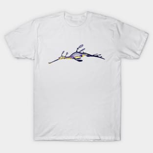 Sea Dragon, Watercolour Illustration T-Shirt